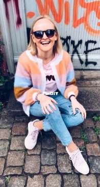 Sorbet Cardigan by Mille Fryd Knitwear - English
