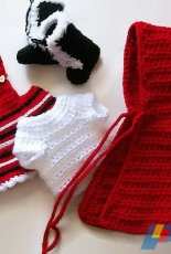 Always Pretty in Pink - Wanetta Cavanaugh - Little Red Riding Doll Clothes