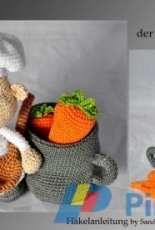 Haekelgetier - Motley Crochet Crew - Sandra Hawlik - Artur the master cook - Artur der Meisterkoch - German