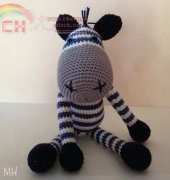 Cebra amigurumi