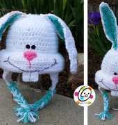 Snappy Tots- Heidi Yates - Ola Bunny Hat and bonus Olaf Hat