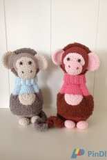 Jookz creaties - Joke Postma - Shiver Bones Monkey - Dutch
