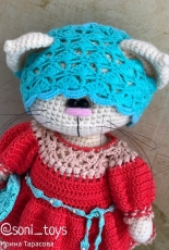 Crochet Bunny Art - Irina Tarasova - Hat for Scarlett - Russian - Free