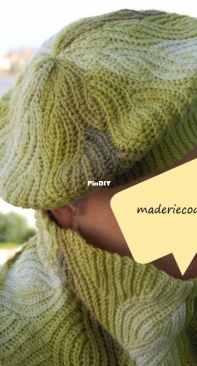 beret and neck warmer
