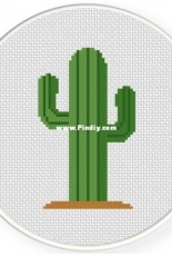 Daily Cross Stitch - Decorative Cactus