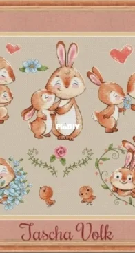 Mothers Love Bunny Sampler by Tascha Volk