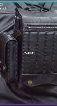 Tree House Patterns UK - Leather Biker Backpack Pattern
