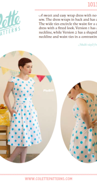 Colette Patterns - 1013 Crepe Dress  - Sizes 0-18