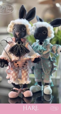 Blue Star Pattern Toys - Dorota Potoczna - Hare