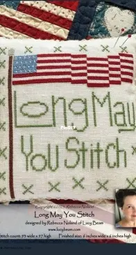 Long May You Stitch by Lucy Beam from Punch Needle & Primitive Stitcher - Summer 2023 PCS + XSD