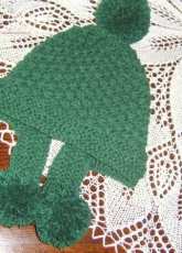 Korean green hat