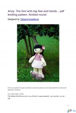 Deniza-Anny,The Doll with Big Feet and Hands by Tatyana Korobkova
