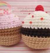 Curls of Sunshine - Amber Fry - Crocheted Cupcake