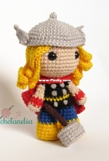 Crochelandia - Rose Nogueira - Toy Art Thor- Portuguese