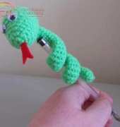 Deborah Hutchinson - Spike the Snake Pencil Topper - English - Free
