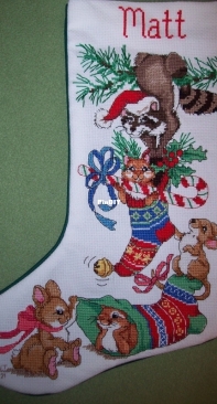 Frisky Friends Christmas Stocking