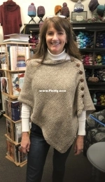 In the Clouds Poncho by Elizabeth Finn-Free