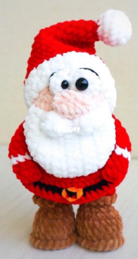 Evgenia knitted toys - Evgenia Gavrilova - Santa - English Translated