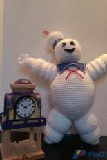 Knot Enough Yarn- Sarah Flaxman - Stay Puft Marshmallow Man - Free