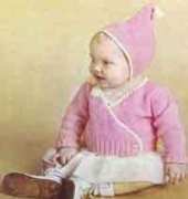 Vintage Cardigan and Pixie Cap - Free