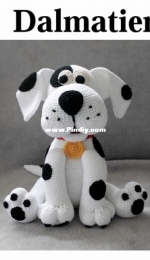 Masche-Für-Masche - Dotty the Dog - Dalmatien - Translated - French