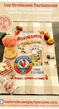 Les Brodeuses Parisiennes LBP  - Torchon Délice de Normandie XSD