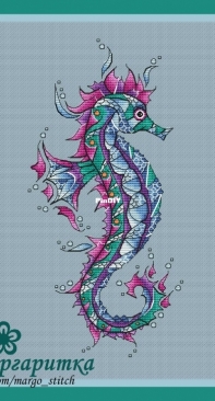 Rainbow Seahorse by Margarita Shelikhova