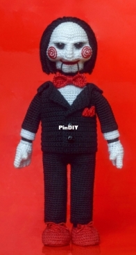 JM_amigurumi Jigsaw Billy the Puppet