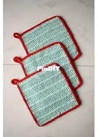 Fresh Air Washcloths by Universal Yarn  - free