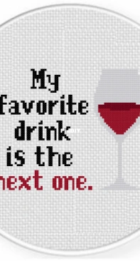 Daily Cross Stitch - Favorite Drink