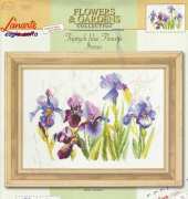 Lanarte 34851 PN-0008027 Tryptich Blue Flowers - Irisses XSD