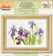 Lanarte 34851 PN-0008027 Tryptich Blue Flowers - Irisses XSD