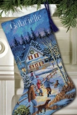 Dimensions 8805 Christmas Eve Fun Stocking
