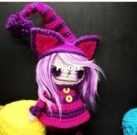 Creative Chaos Arts - Anne Margaux Rull - The Cheshire Cat & Caterpillar from Alice in Wonderland