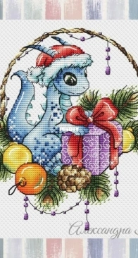 SA-stitch - Dragon Santa by Alexandra Zamorina