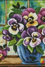 Spring Pansies (HG2496) from Kram z Robótkami 1-2/2009 Special addition. Easter XSD