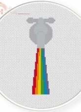 Daily Cross Stitch - Rainbow Water
