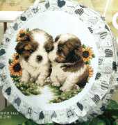 Cross Design S3095 Happy Shih Tzu