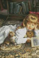 HAED HAESAK 11294 Girl on Floor by Sandra Kuck