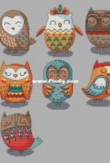 Everybody Needs an Owl 5 - 6 - 7 - 8 - 9 - 10 - 11 - 12 by Anna Gutova