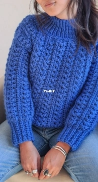 Colores Santos Crochet - Gisela Elizabeth Cejas - Sweater Mon Amour - Spanish