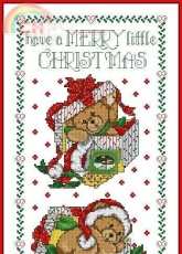 Janlynn 140-71 Bear Package Bell Pull by Joan Elliott XSD