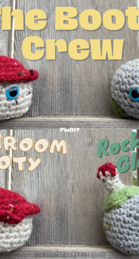 Crochet by Sarah Louise - Sarah Townsend - The Booty Crew - Rock Hard Glutes and Mushroom Booty - Free