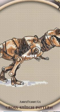 Annyfunnyxx - Steampunk T-Rex by Anna Selezneva