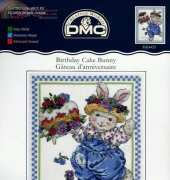 DMC K4453 Birthday Cake Bunny by Sarah Bengry