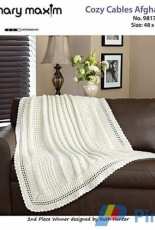 Mary Maxim - 98175N - Cozy Cables Afghan