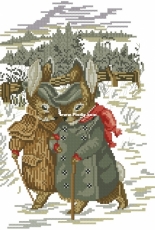 Permin 70-3134 - Walking Through The Snow - Beatrix Potter XSD