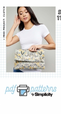 Simplicity SP113 Clutch Bag