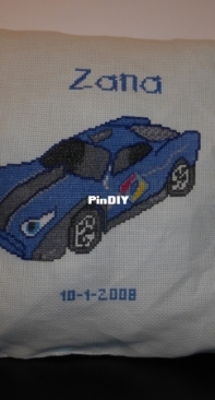 blue car