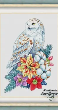 A Winter Owl by Nadezhda Gavrilenkova